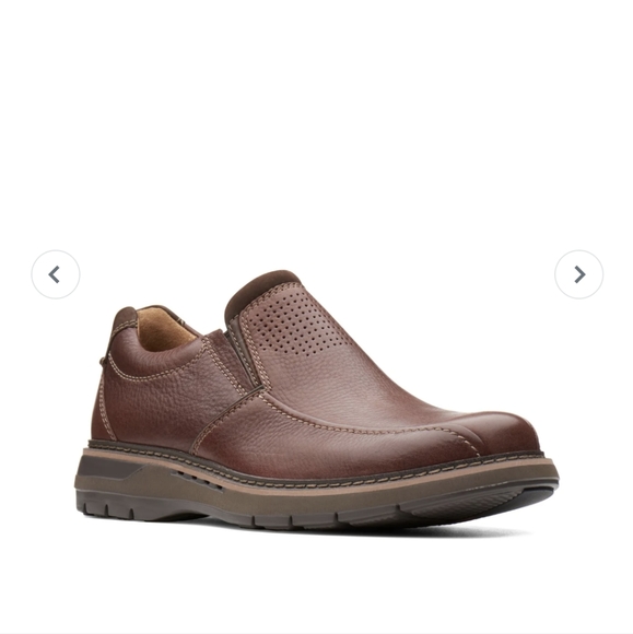 Clarks Unstructured Un Ramble Step Mahogany Brown - Picture 2 of 13